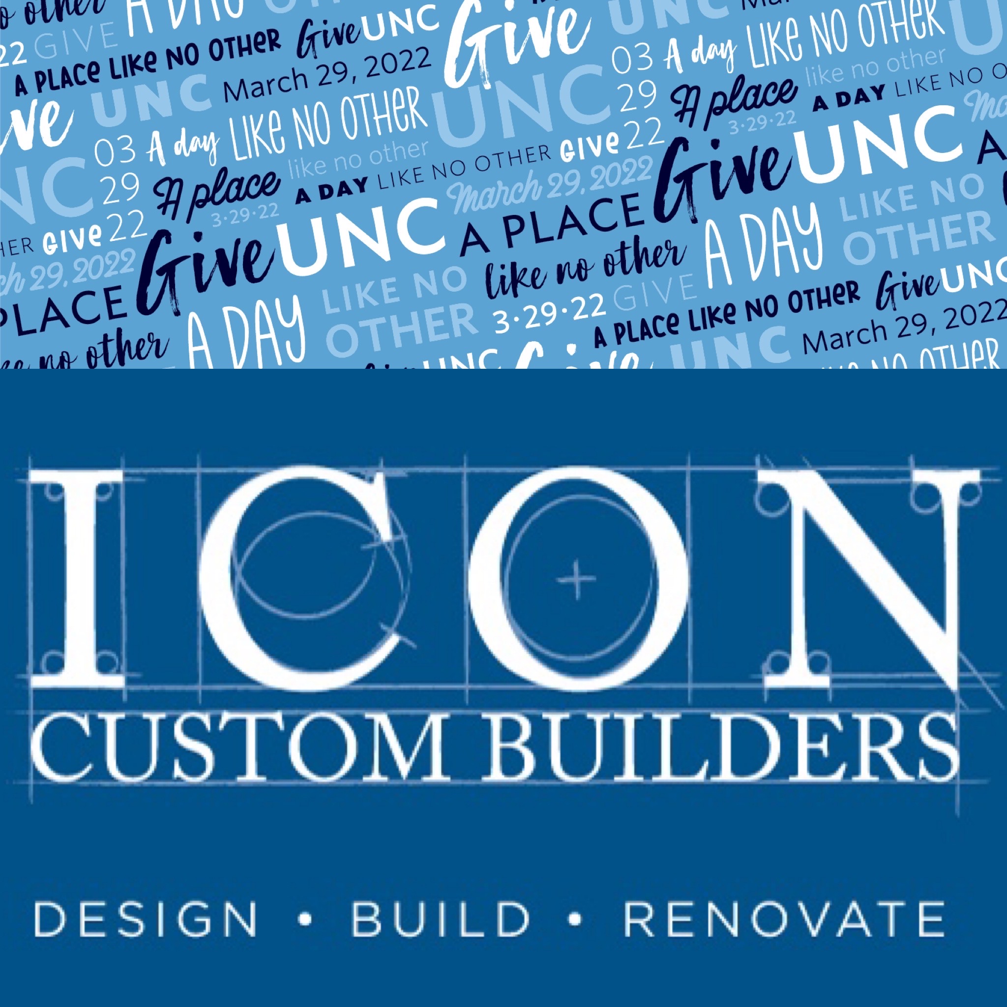 3/29 GiveUNC Featured Sponsor - Icon Custom Builders
